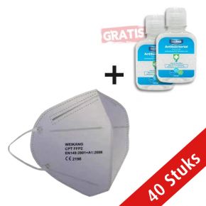 40 stuks ffp2 mondmasker