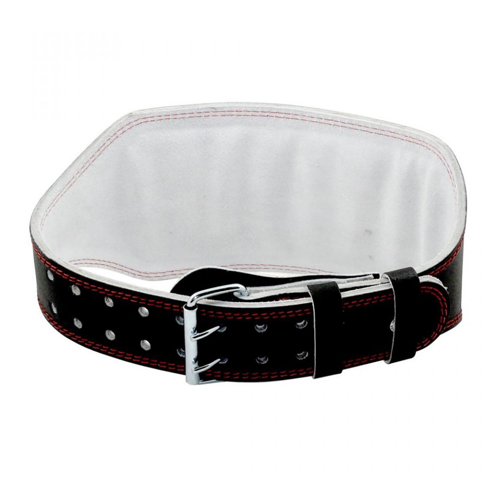 gladiator sports weightlifting belt binnenkant van riem gefotografeerd