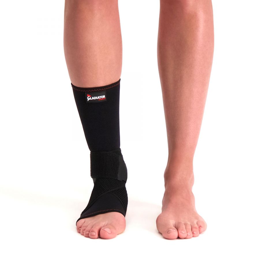 gladiator sports premium enkel brace voorkant
