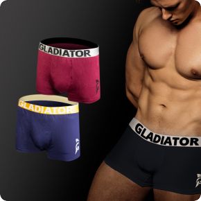 gladiator sports bamboe boxershorts 2 pack blauw paars kopen