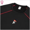 gladiator sports compressie shirt lange mouwen dames detail