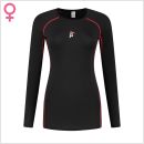 gladiator sports compressie shirt lange mouwen dames voorkant