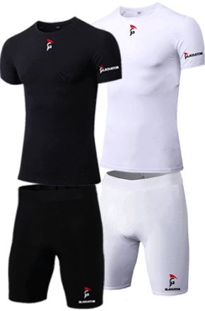gladiator sports pakket compressiebroek en shirt heren kopen