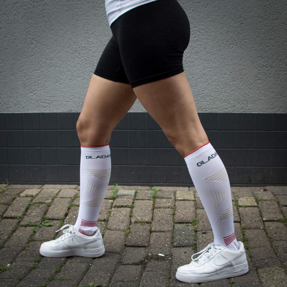 gladiator sports sportcompressiekousen zijkant
