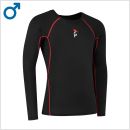 gladiator sports compressie shirt lange mouwen dames en heren detail