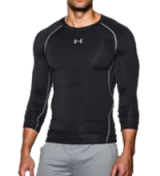 Under Armour Heatgear compressieshirt zwart