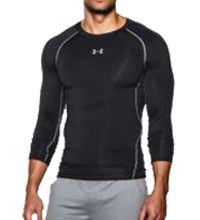 Under Armour Heatgear compressieshirt zwart