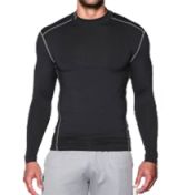 Herenmock Under Armour ColdGear® Compressie Shirt heren zwart