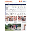 Maattabel herzog compressiekousen