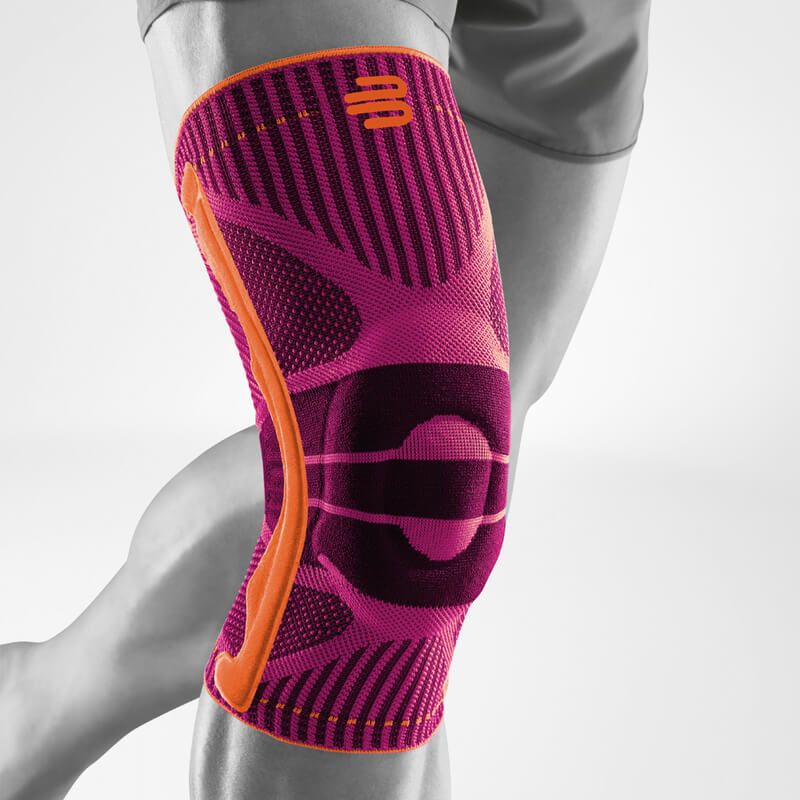 Bauerfeind Sport kniebraces Roze