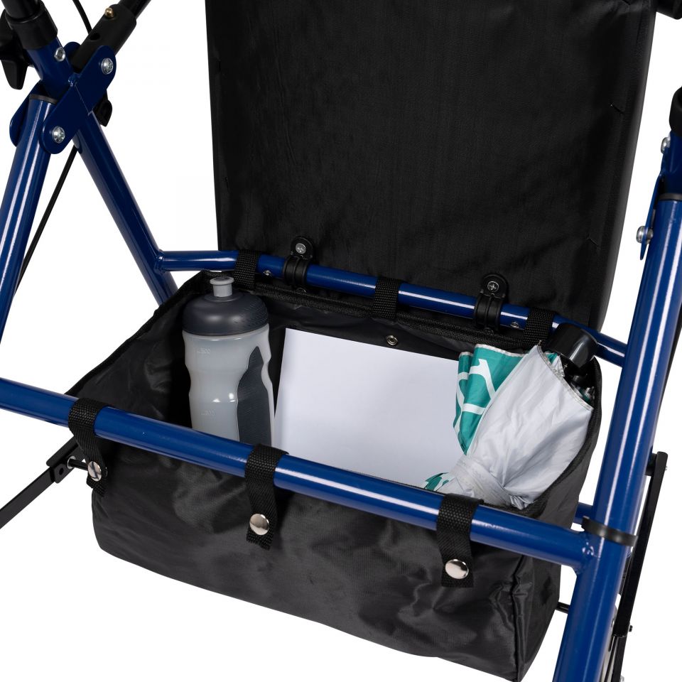 Dunimed lichtgewicht rollator (opvouwbaar) opbergvak