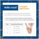 Maattabel LP Support dijbeensteun 