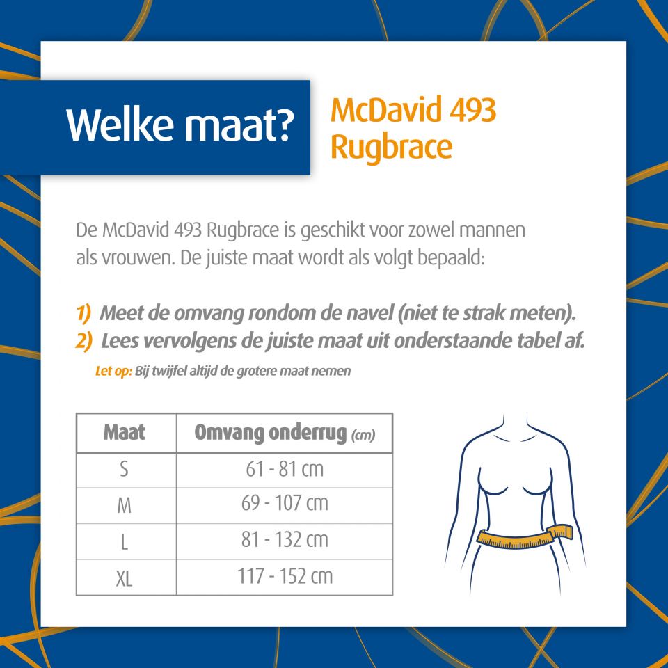 Maattabel Mcdavid 493 rugbrace