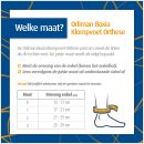 Maattabel Orliman boxia klapvoet brace
