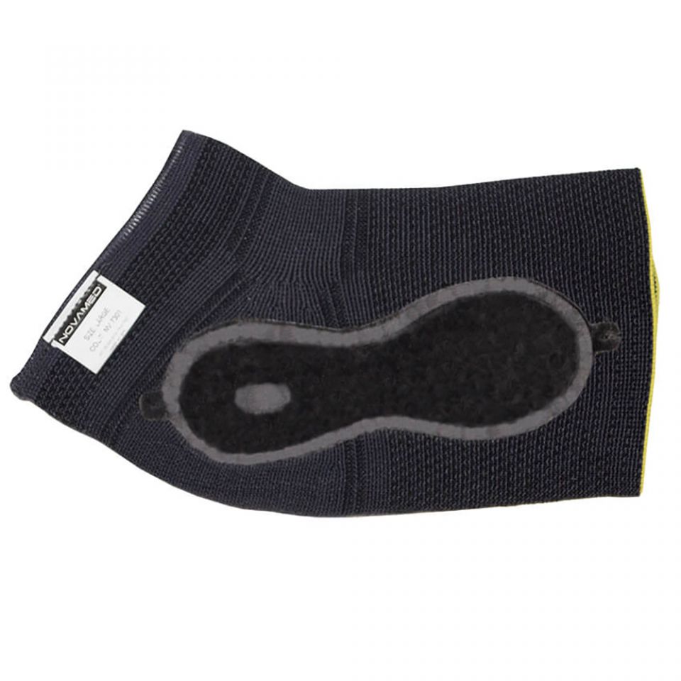 novamed elleboogbrace premium comfort binnenstebuiten gekeerd gelpelotte zichtbaar