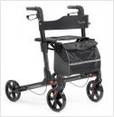 MultiMotion Rollator Lichtgewicht Dubbel Opvouwbaar Antraciet