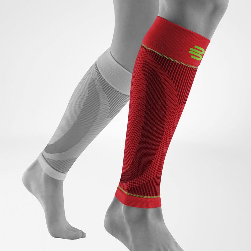 Bauerfeind compressie sleeves rood