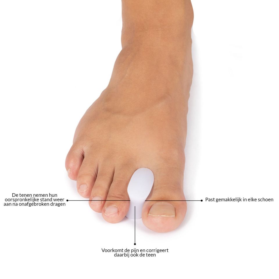 Tenen spreider Hallux Valgus productinformatie