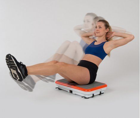 VibroShaper trilplaat - Met oscillatietechnologie – inclusief stretchbands