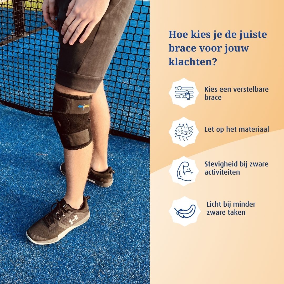 hoe kies je de juiste kniebrace