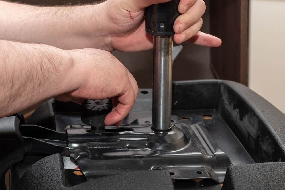 instellen ergonomische bureaustoel