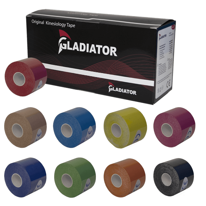 Gladiator Sports Kinesiotape (6 rollen)