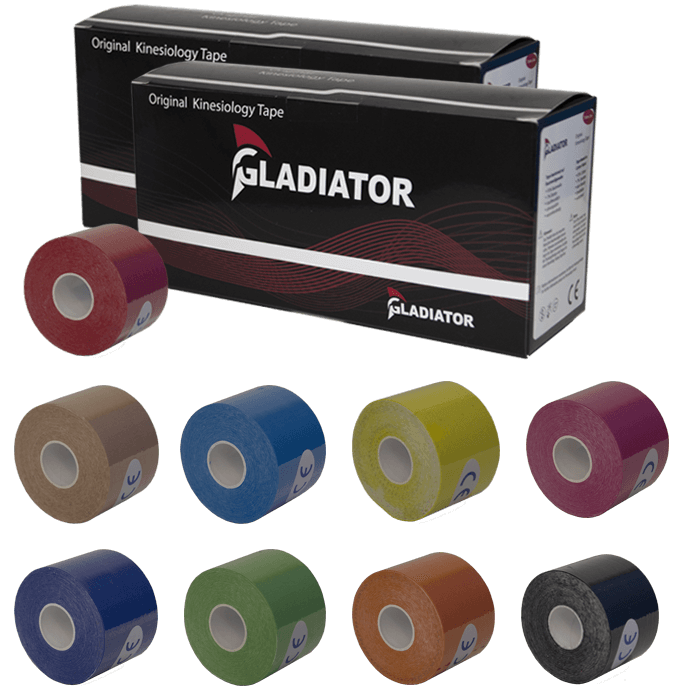 Gladiator Sports Kinesiotape (12 rollen)