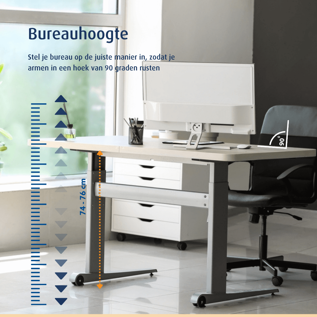 wat is de juiste hoogte van een bureau
