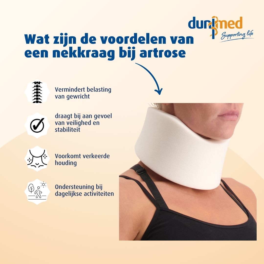 wat zijn de voordelen van een nekkraag bij artrose