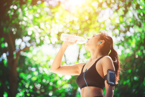 drinken tijdens hardlopen