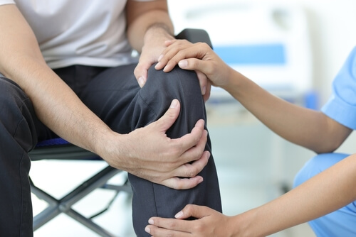 knie verdraaid