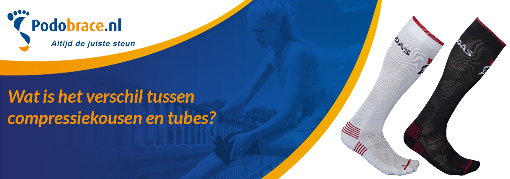wat is het verschil tussen compressiekousen en tubes
