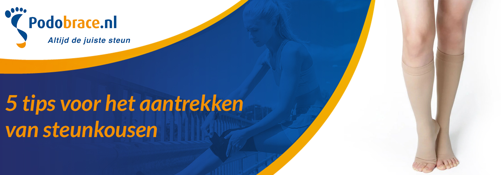 5 tips voor het aantrekken van steunkousen