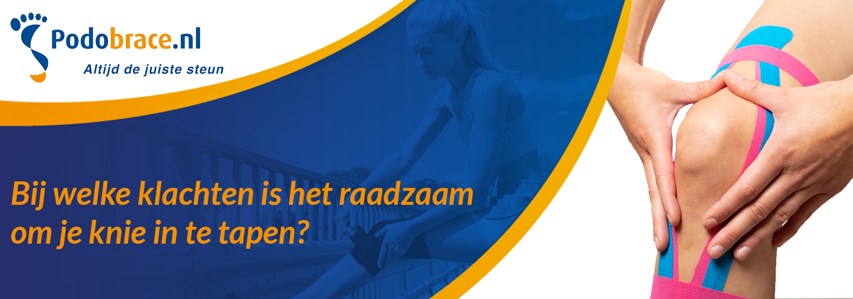 Bij welk klachten is het raadzaam om je knie in te tapen