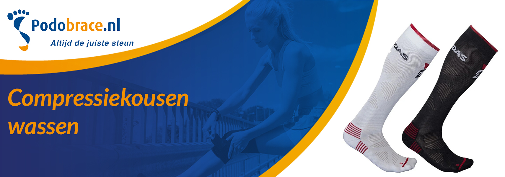 compressiekousen wassen