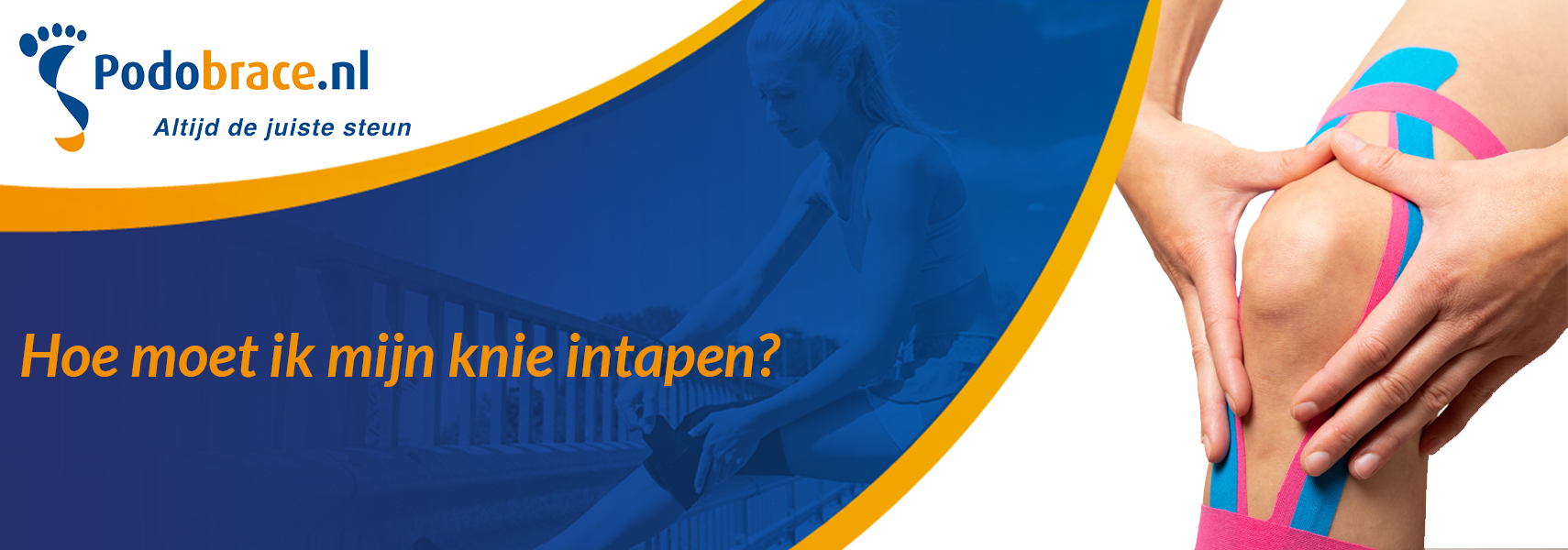 Hoe moet ik mijn knie intapen