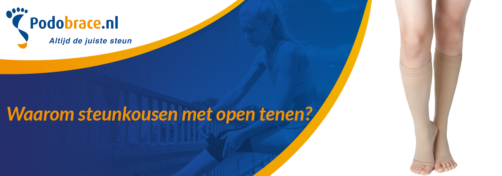 waarom steunkousen met open tenen