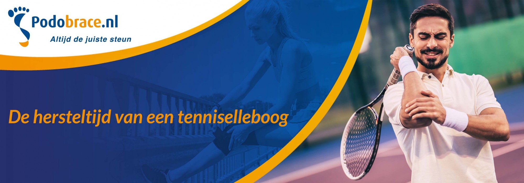 de hersteltijd van een tenniselleboog