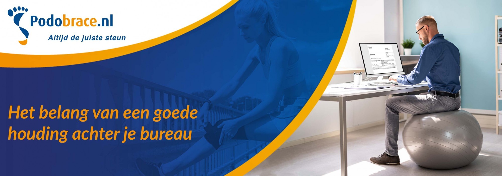 het belang van een goede houding achter je bureau