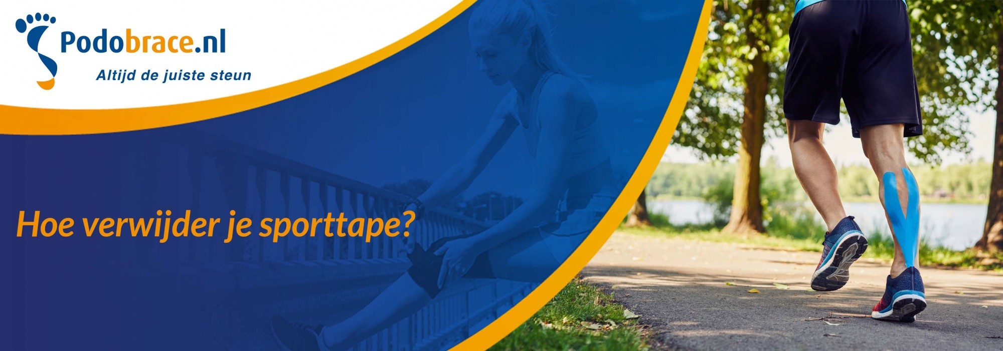 hoe verwijder je sporttape