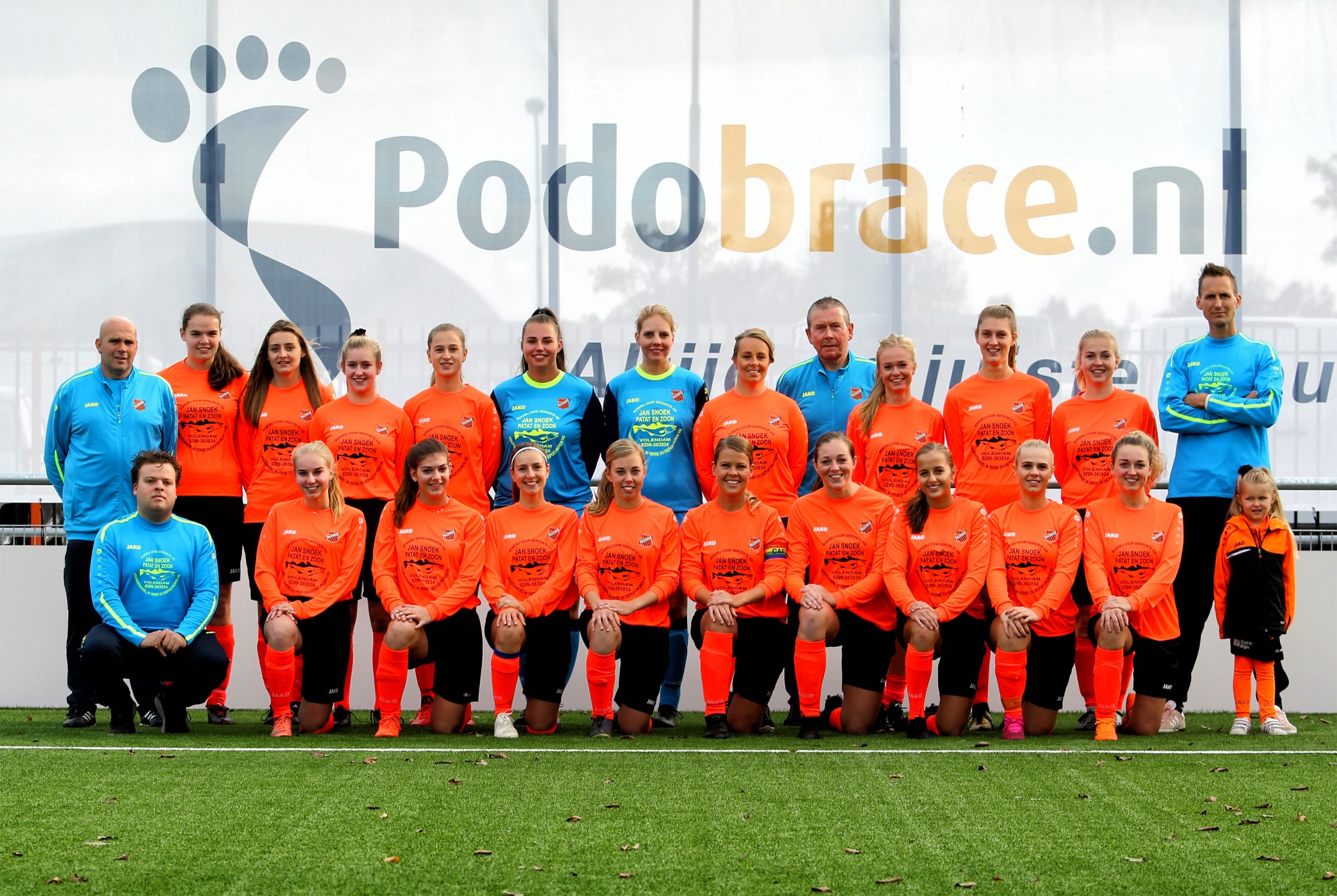 rkav volendam dames team gesponsord door Podobrace