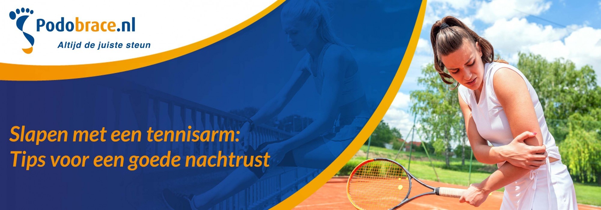 slapen met een tennisarm tips voor een goede nachtrust