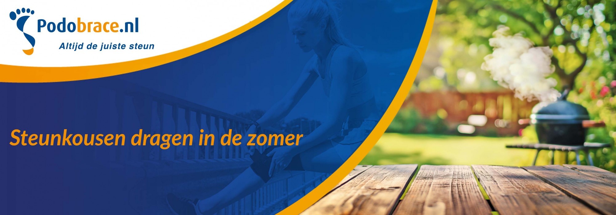 steunkousen dragen in de zomer