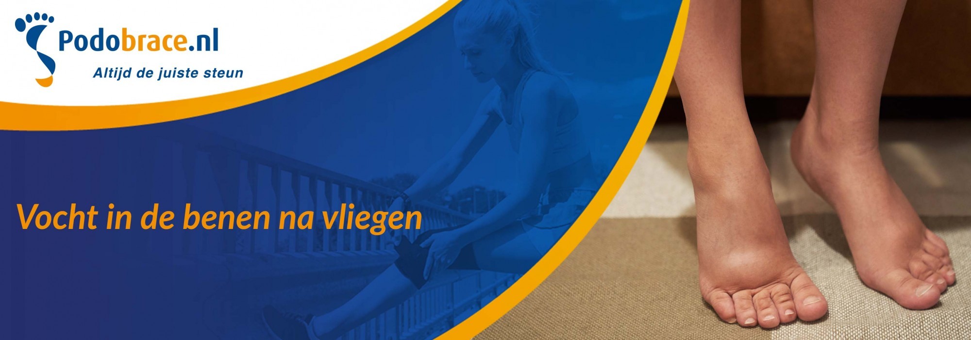 vocht in de benen na het vliegen