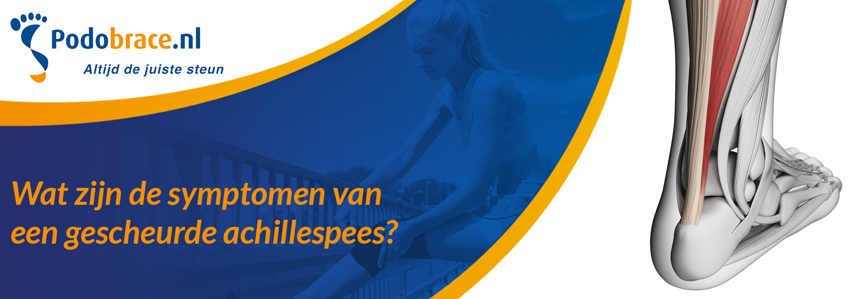 Wat zijn de symptomen van een gescheurde achillespees?