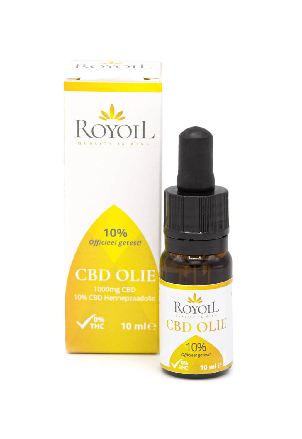 Royoil Premium CBD Olie 10% - 10 ML / 1000mg (Laboratorium getest)