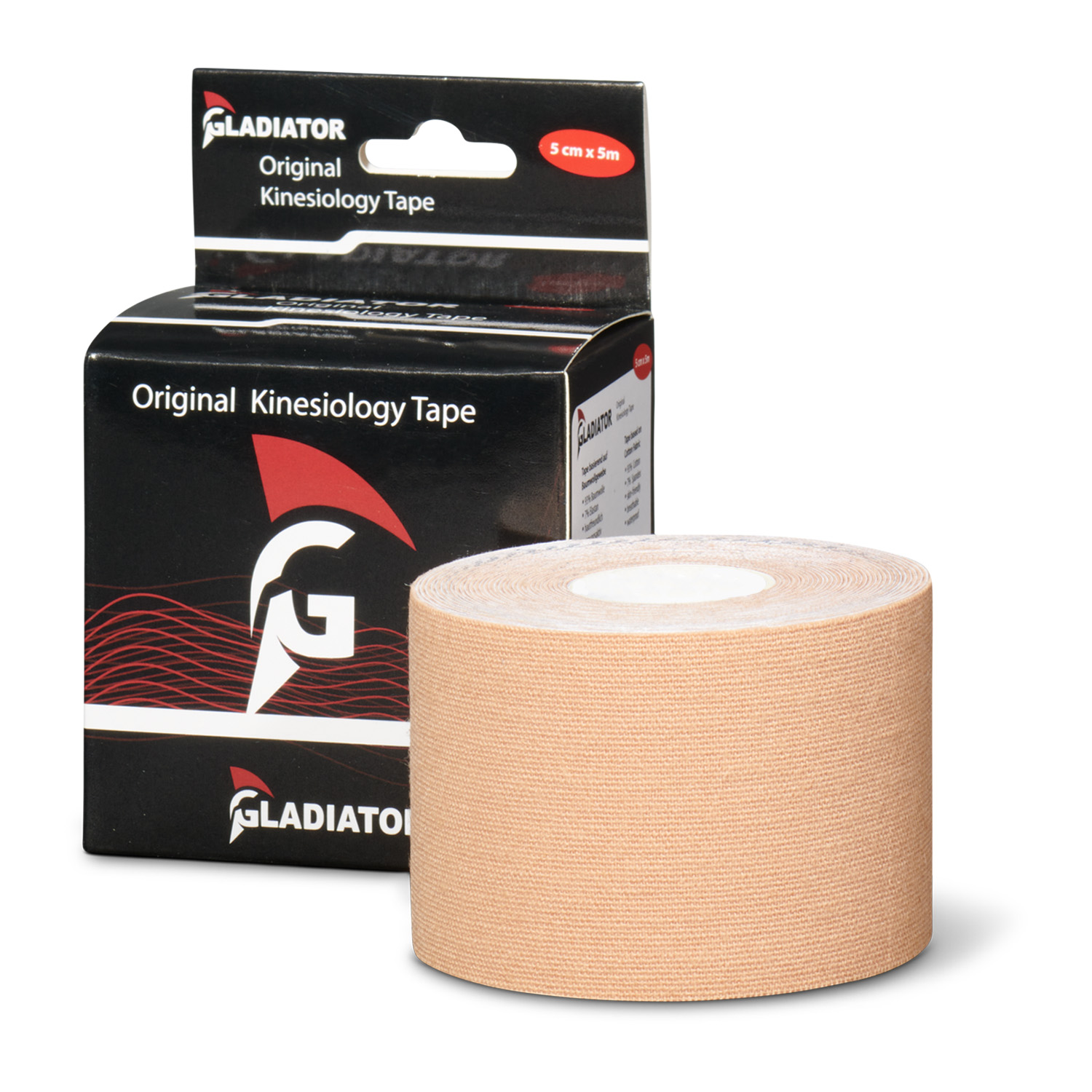 gladiator sports kinesiotape per rol beige