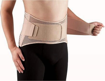 Super Ortho rugbrace met baleinen (Beige)