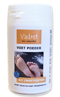 Vadret - anti zweetvoeten Poeder