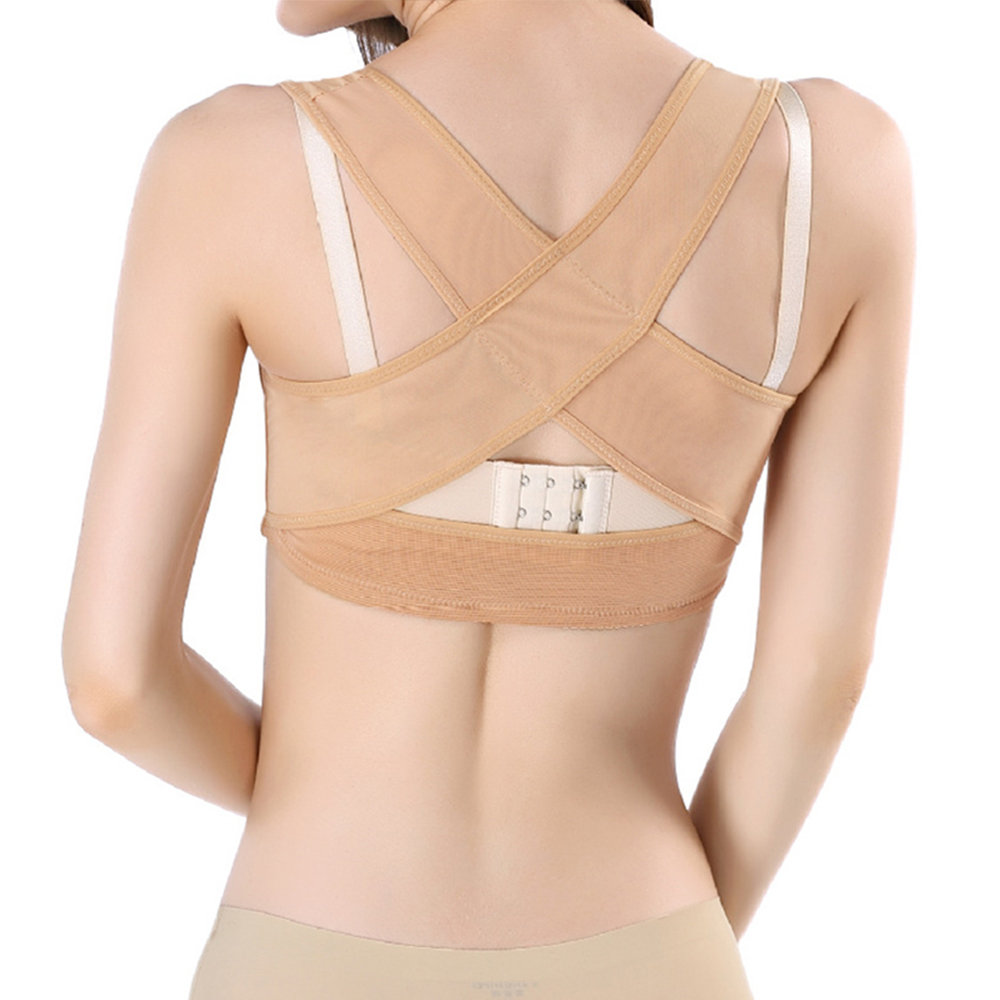 Dunimed houdingscorrector / rugrechthouder voor Dames (Zwart en beige)